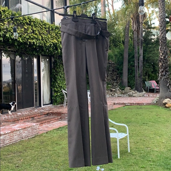 Anne Klein Grey Pinstripe Pant Suit (SIZE: 4) - Picture 5 of 8